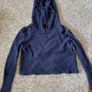 Slightly cropped hoodie